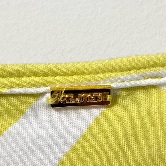 St. John Sport Chevron Print Top - Picture 6 of 12